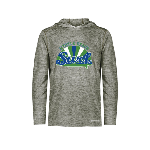 [FOLHCGGY-YS-LOGO1] Decker Youth Charge Hoodie (Youth S, Gray, Logo 1)