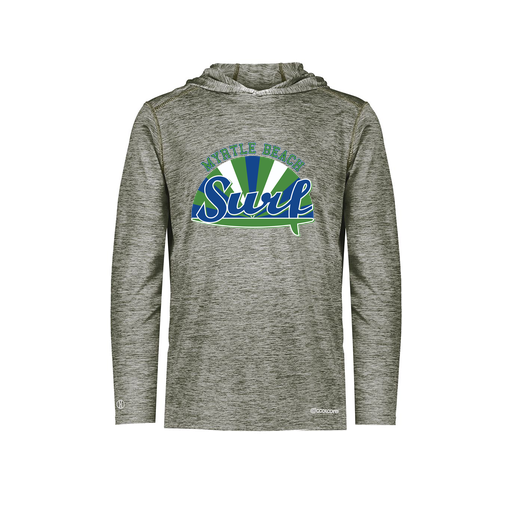 [FOLHCGGY-AS-LOGO1] Decker Men's Charge Hoodie (Adult S, Gray, Logo 1)