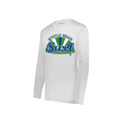 [222822.005.XS-LOGO1] Men's LS Smooth Sport Shirt (Adult XS, White, Logo 1)