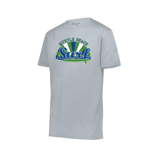 [222819.099.XXS-LOGO1] Youth Movement Dri Fit Shirt (Youth XXS, Silver, Logo 1)