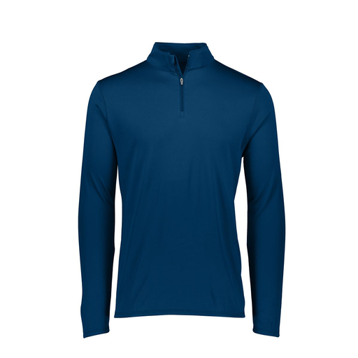[2785.065.S-LOGO4] Men's Dri Fit 1/4 Zip Shirt (Adult S, Navy, Logo 4)